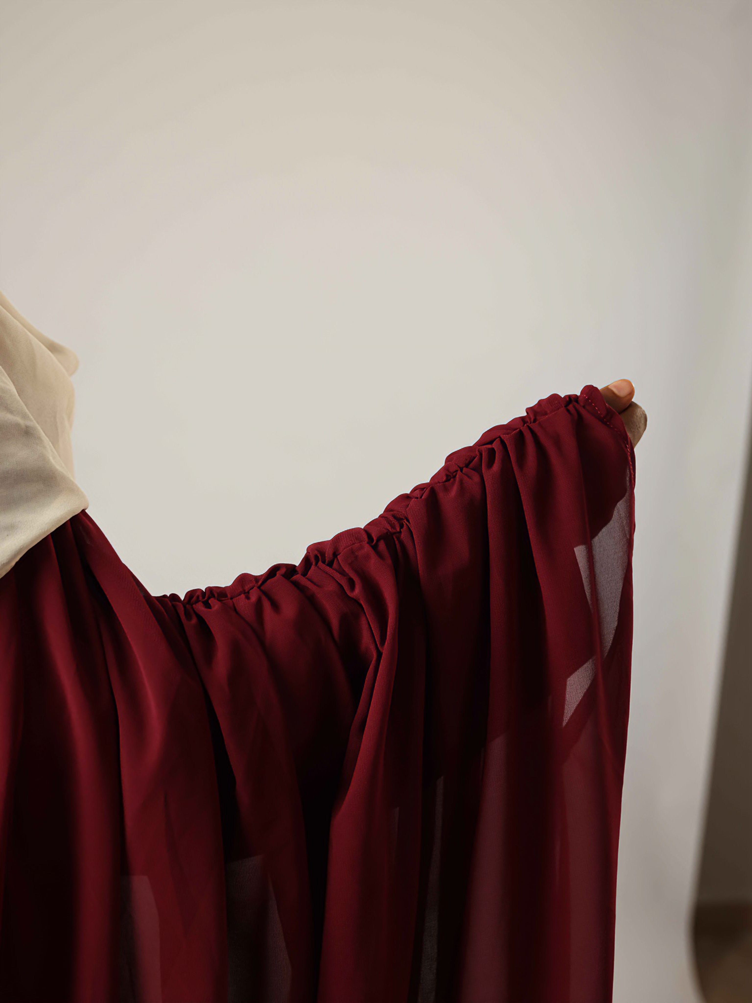 LAYALI ABAYA - BURGUNDY