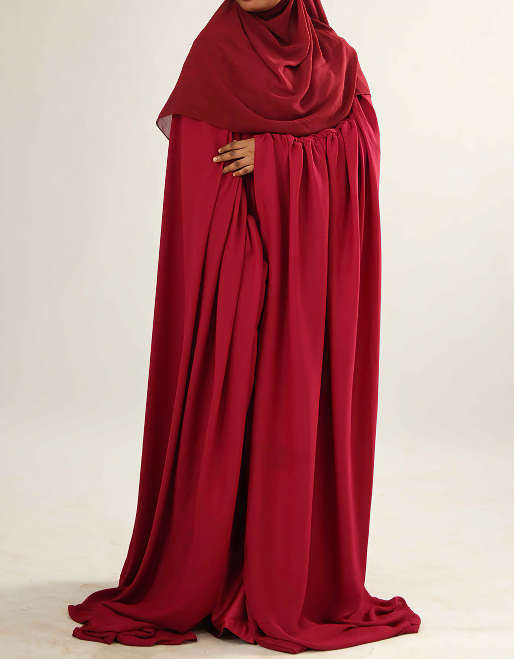 LAYALI ABAYA - WINE RED