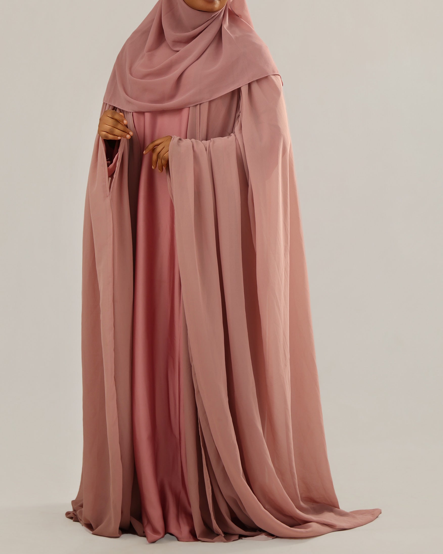 LAYALI ABAYA - DUSTY PINK