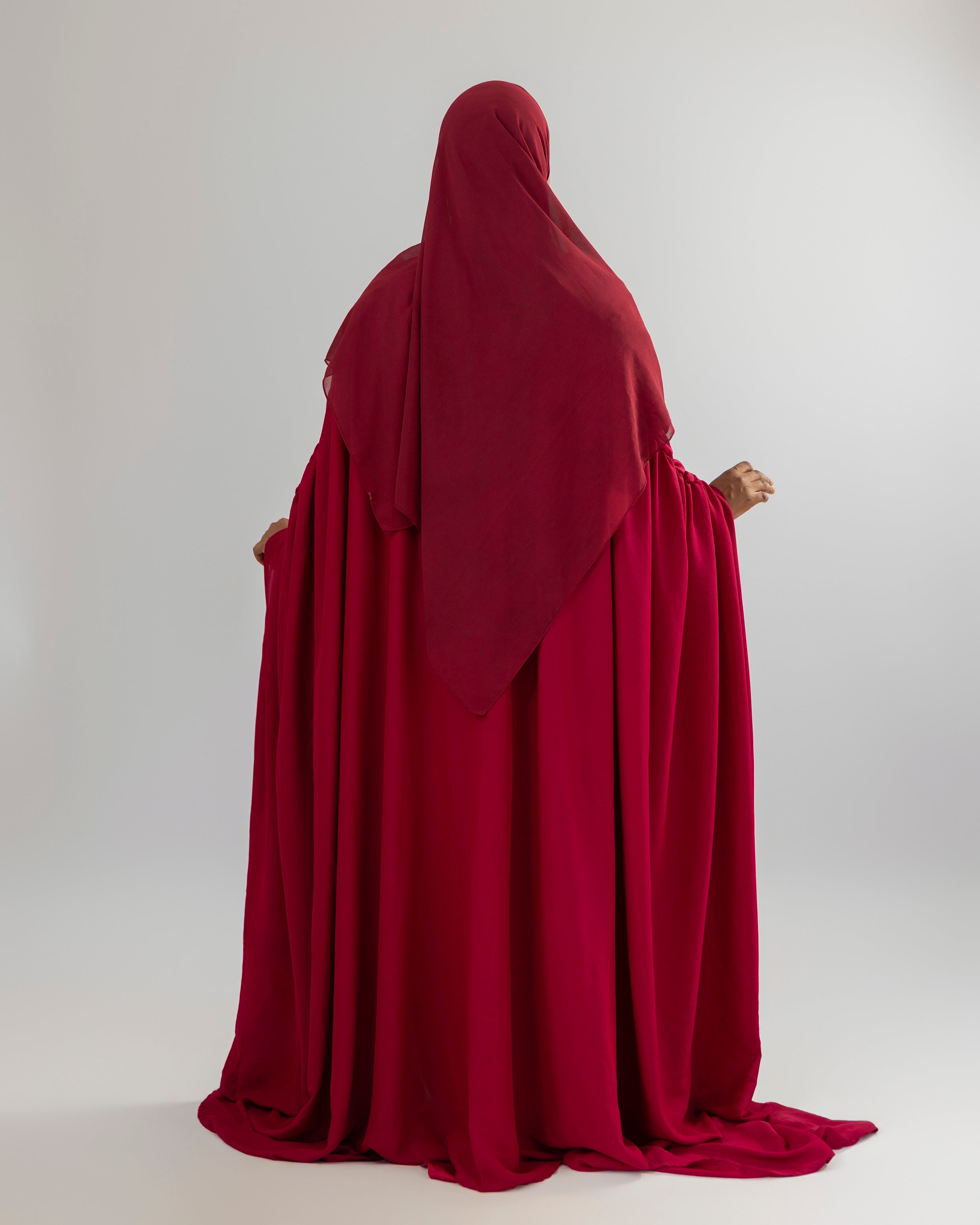 LAYALI ABAYA - WINE RED