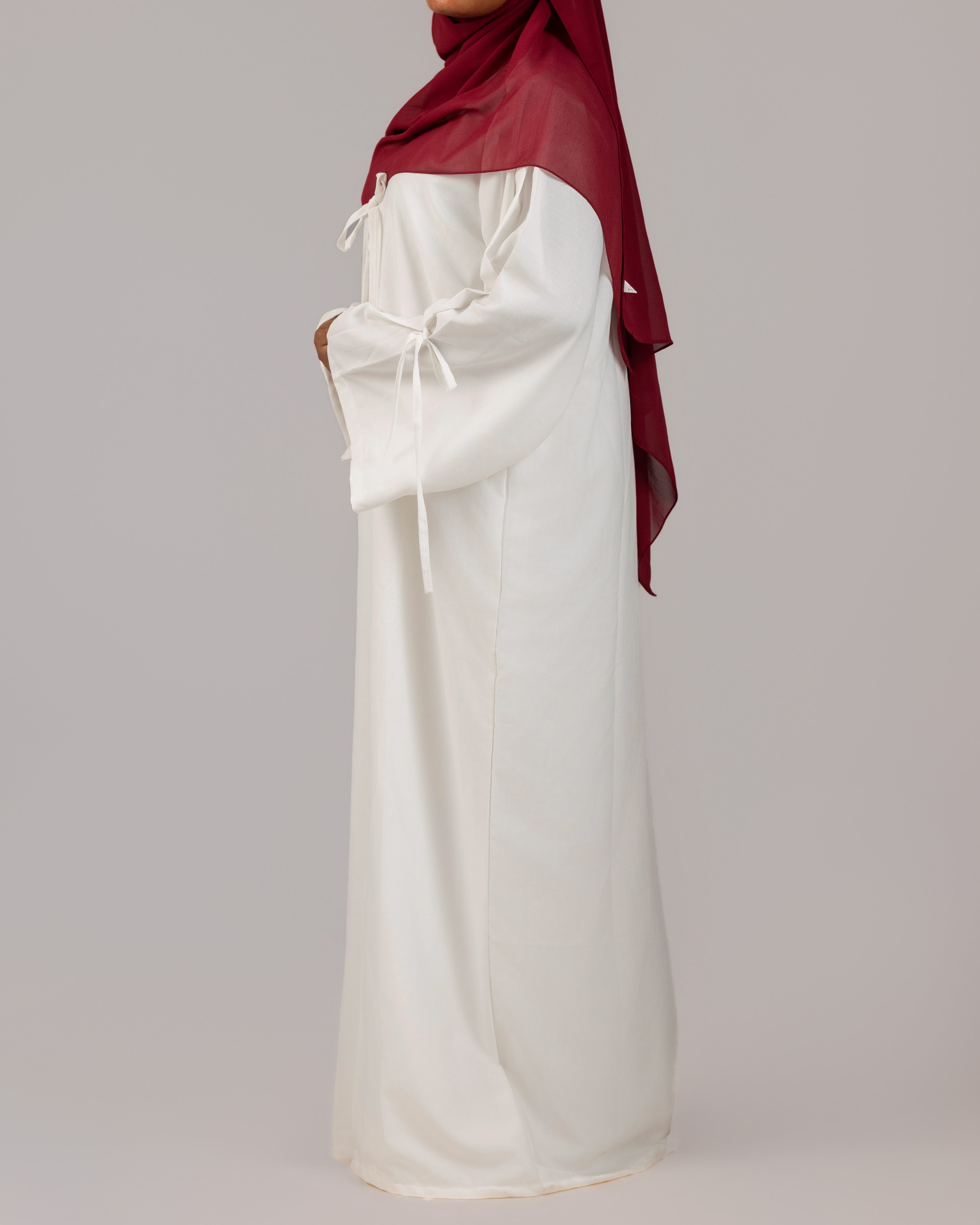 LAYLA ABAYA SET - IVORY